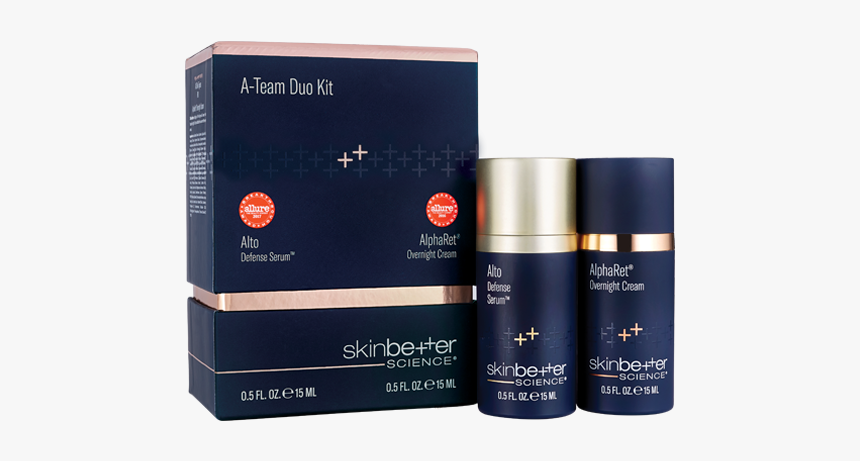A-team Duo Box And Bottle Image Featuring Alto Defense - Skinbetter Science Duo, HD Png Download, Free Download