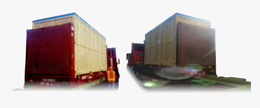 Back View Of The Trucks - Cargo, HD Png Download, Free Download