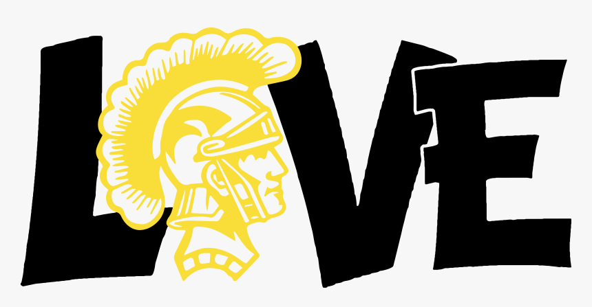 School Mascot Love T-shirts - Carrollton Trojan Football T Shirt Design, HD Png Download, Free Download