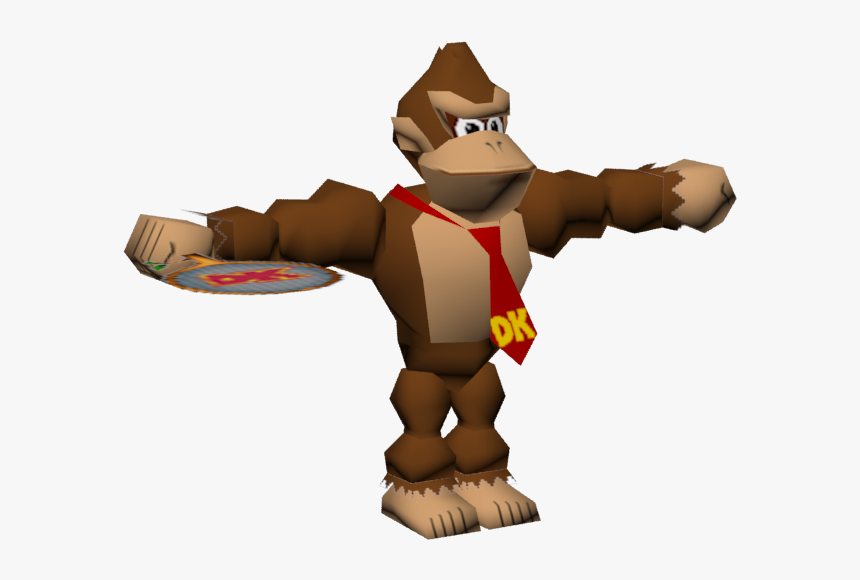 Download Zip Archive - Donkey Kong Mario Tennis 64, HD Png Download, Free Download