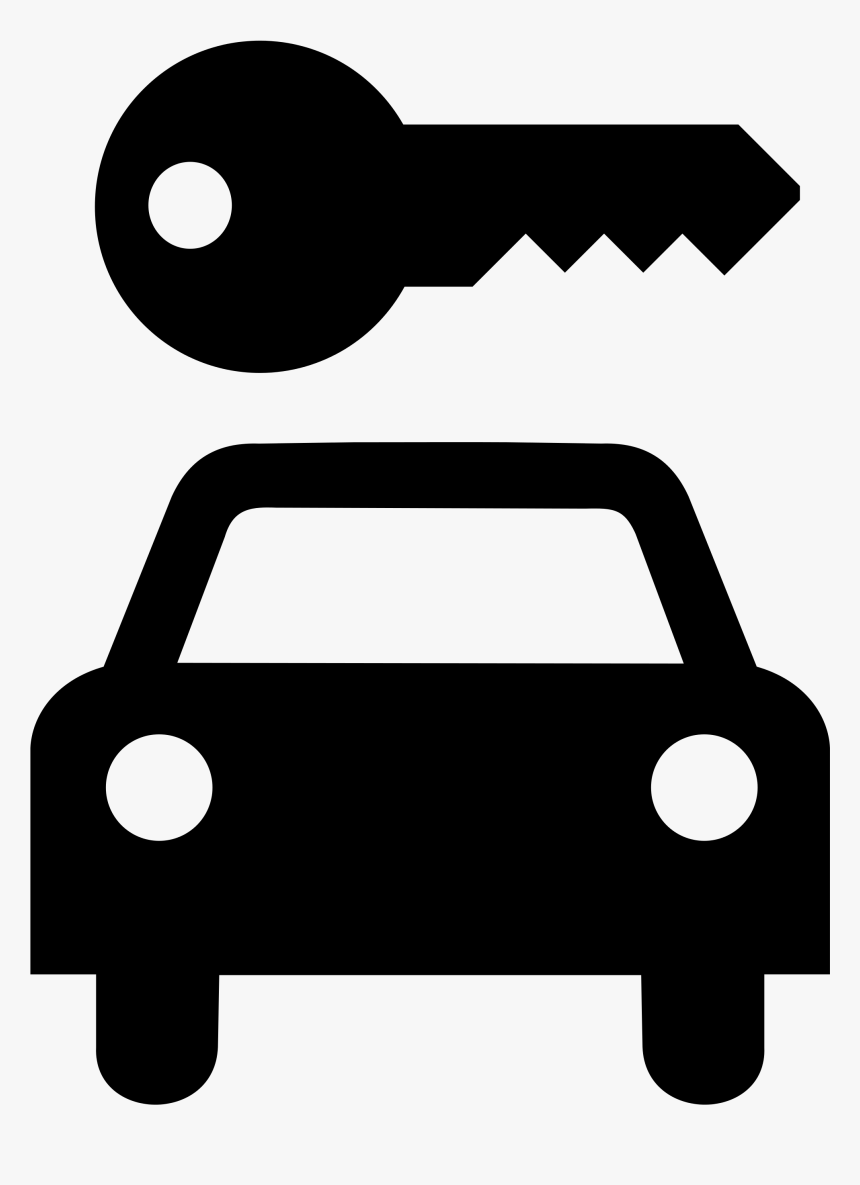 Economy Car Clipart Vector Free Library Cheap Car Rental - Car Rental Clipart, HD Png Download, Free Download