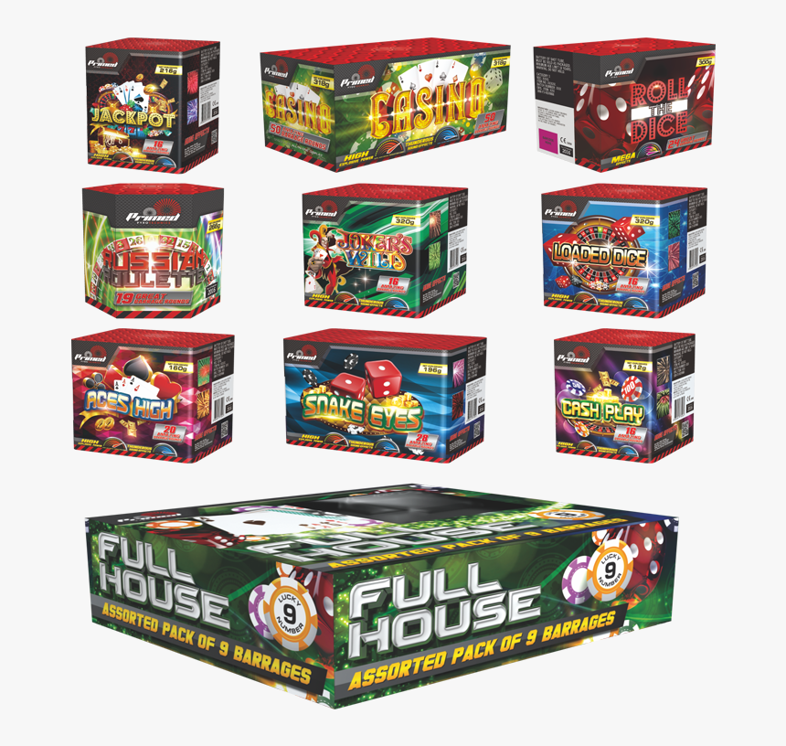 Full House Firework Pack, HD Png Download, Free Download
