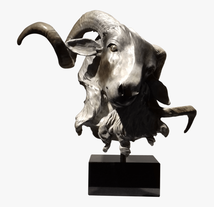 Scottish Blackface Ram Barry Davies Rca - Bronze Sculpture, HD Png Download, Free Download