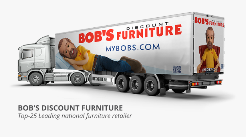 Bob's Discount Furniture Truck, HD Png Download, Free Download