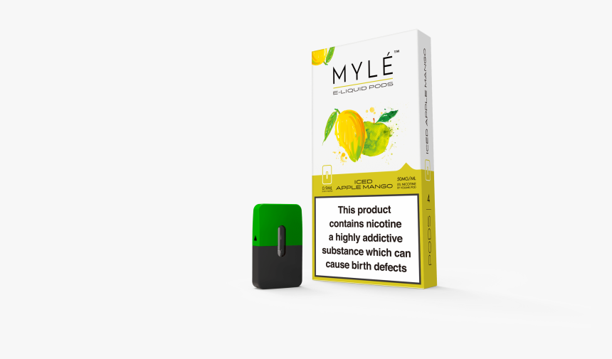 Myle Pods Iced Apple Mango, HD Png Download, Free Download