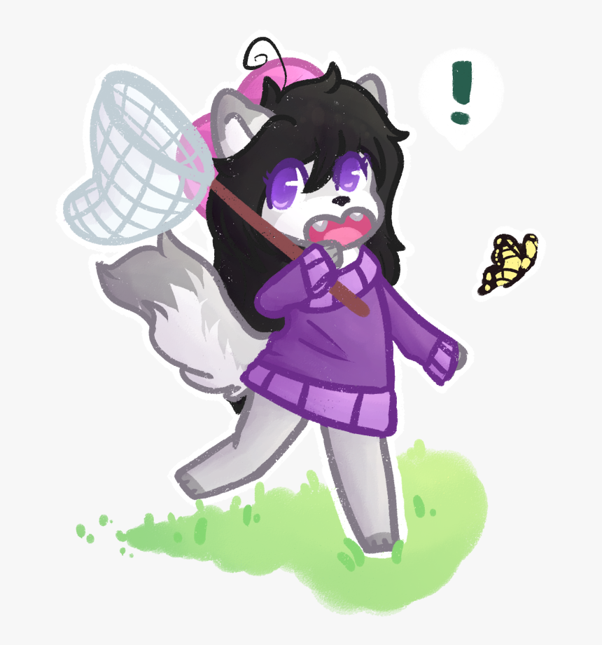 Butterfly Hunting With Aggie - Cartoon, HD Png Download, Free Download