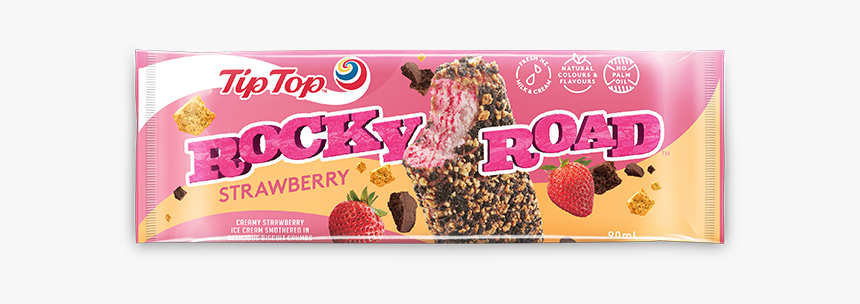 Tip Top Ice Cream Rocky Road Single2 X 1340 X1340 - Rocky Road Ice Cream Tip Top, HD Png Download, Free Download
