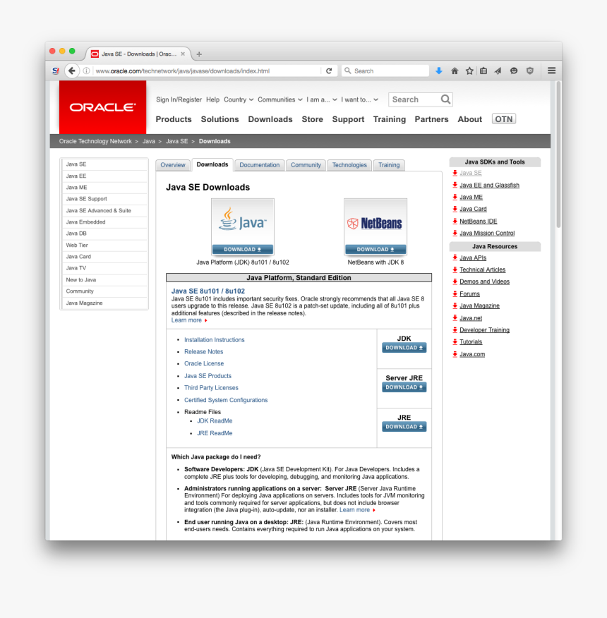 Sdk Download Landing Page - Java Development Kit, HD Png Download, Free Download