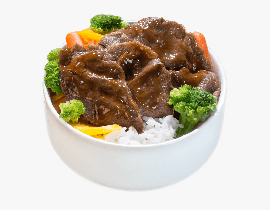 Teriyaki Beef Bowl With Rice And Veggies - L&l Hawaiian Bbq Beef, HD Png Download, Free Download