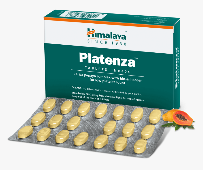 Himalaya Platenza Tablets, HD Png Download, Free Download