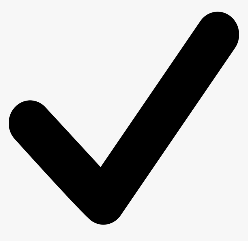 Checkmark Svg Rounded - Rounded Check Mark Png, Transparent Png, Free Download