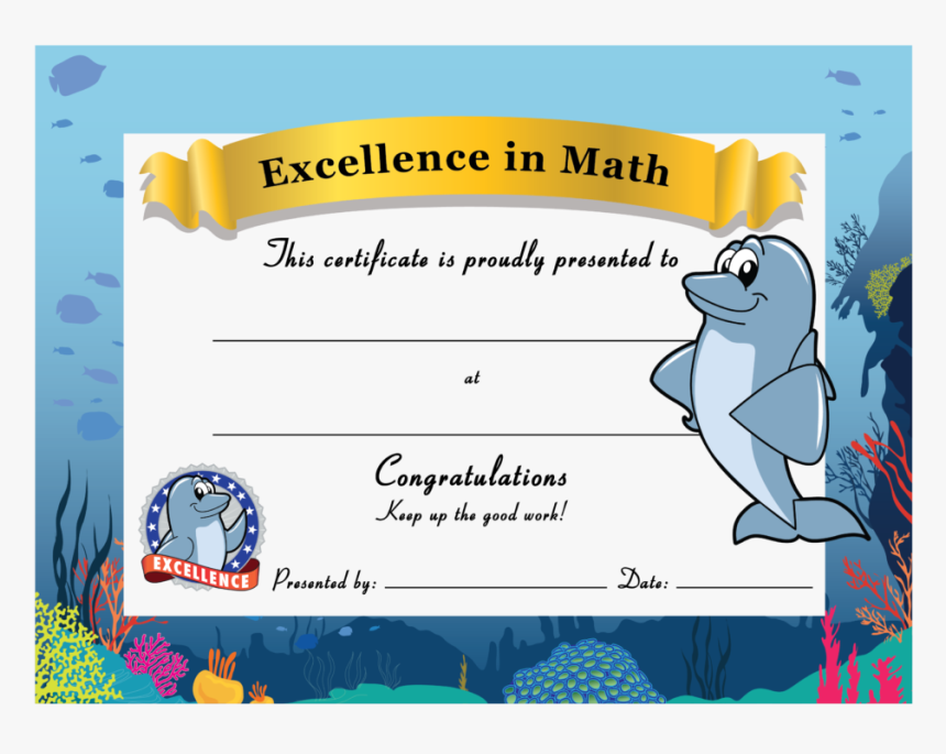 Pibs Award Certificate Dolphin - Pbis Award Certificates Templates, HD Png Download, Free Download