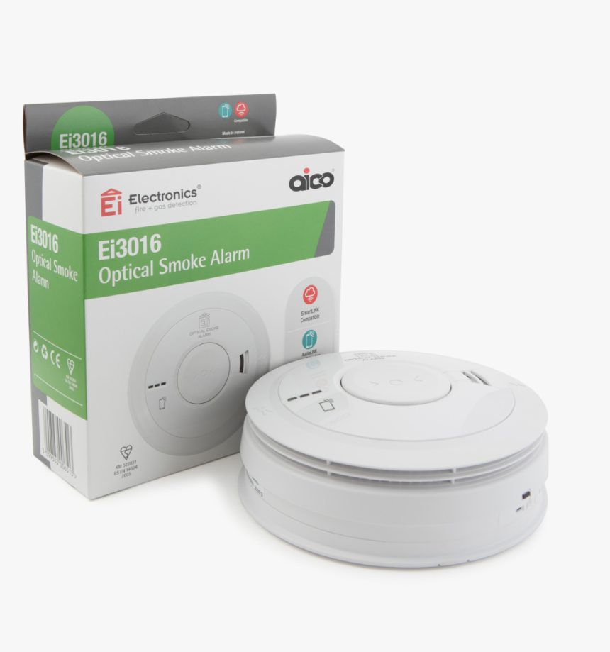 Ei3016 Optical Smoke Alarm, HD Png Download, Free Download