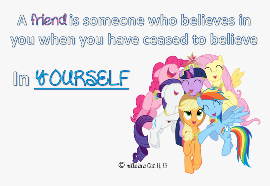 Transparent Life Quotes Png - Mlp Mane 6 Transparent Png, Png Download, Free Download