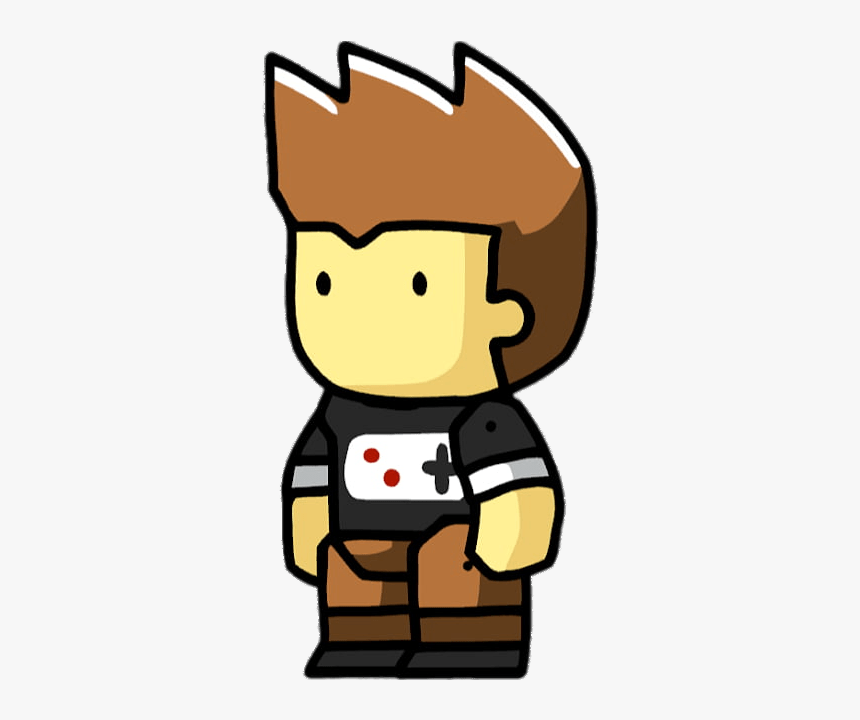 Scribblenauts Boy - Scribblenauts Gamer Png, Transparent Png, Free Download