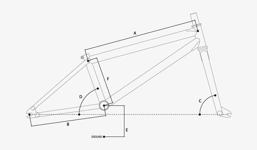 Bmx Frame Geometry, HD Png Download, Free Download