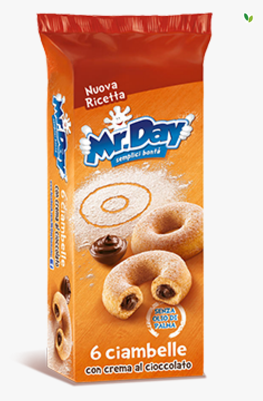 Ciambelle Con Crema Di Cioccolato - Mr. Day, HD Png Download, Free Download