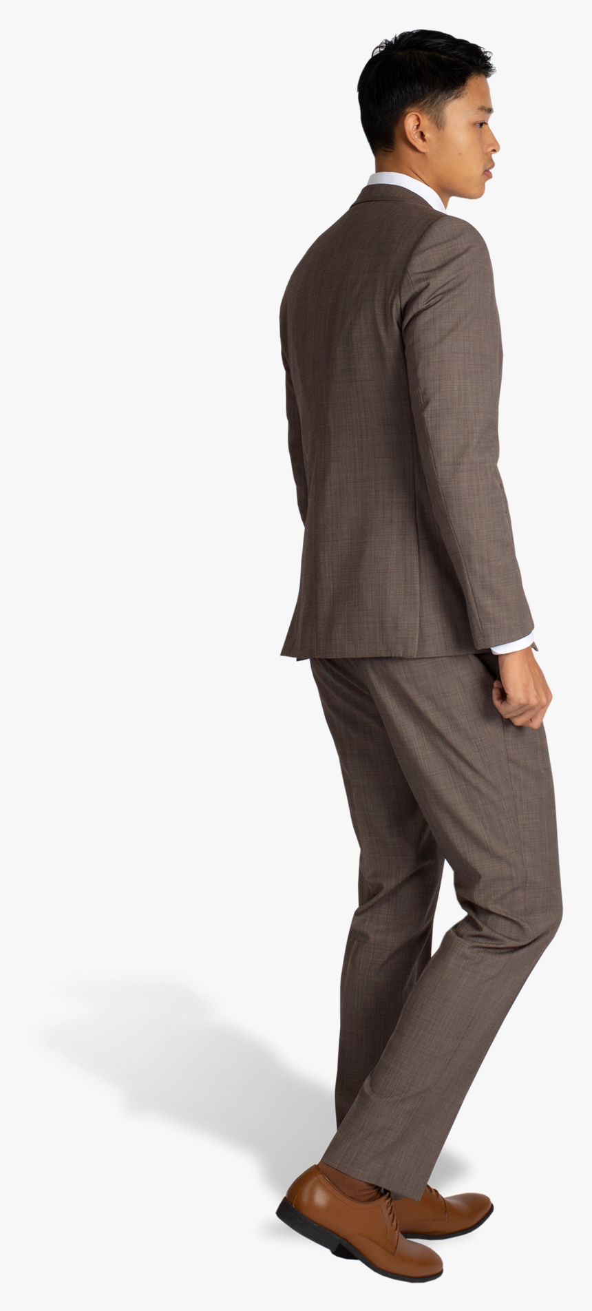 Cafe Brown Notch Lapel Suit By Allure - Formal Wear, HD Png Download, Free Download