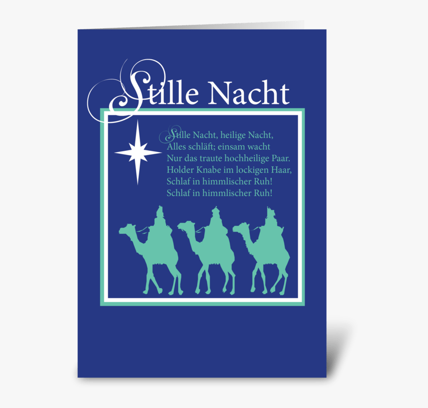 Stille Nacht Christmas - Three Wise Men Template, HD Png Download, Free Download