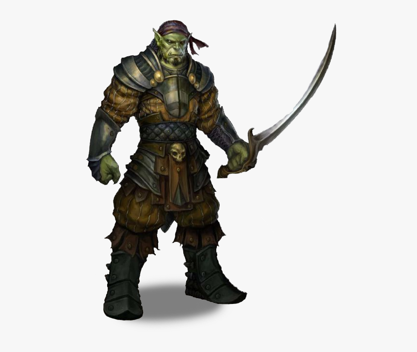 Fantasy creatures you would like to see? 599-5999417_d-d-half-orc-pirate-hd-png-download