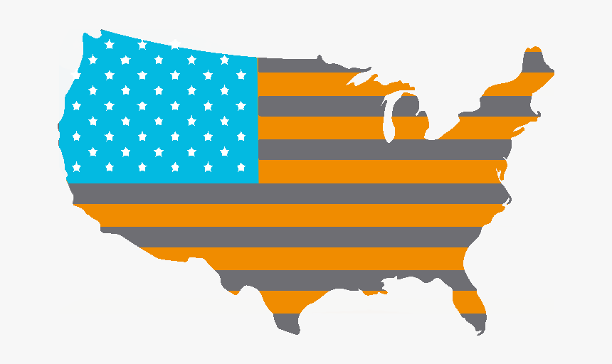 What Is The American - Usa Shape Map, HD Png Download, Free Download