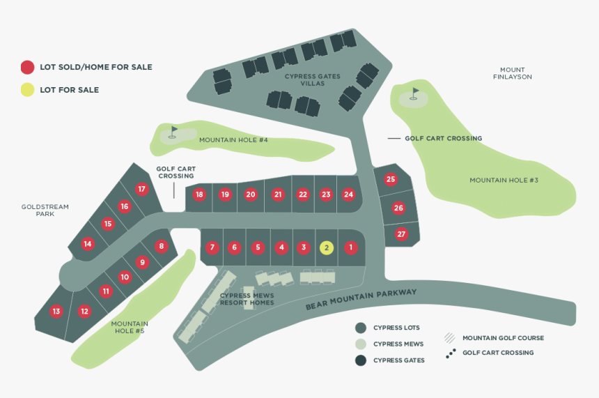 Cypress Neighbourhood Site Map - Bear Mountain Victoria Map, HD Png Download, Free Download