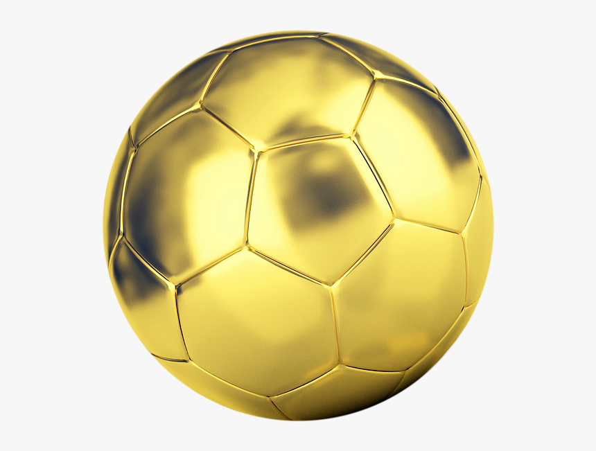 Transparent Soccer Ball On Grass Clipart - Soccer Ball Gold Png, Png Download, Free Download