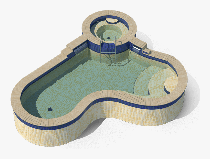 Calculate The Area Of A Swimming Pool, HD Png Download, Free Download