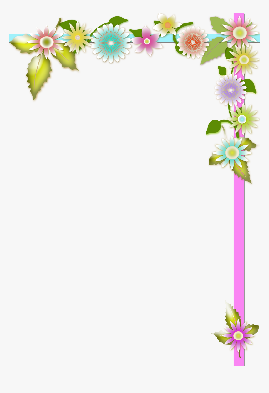 Transparent Bordes Decorativos Png - Page Border Design Angel, Png Download, Free Download