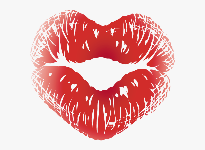Heart Lip Kiss Png Transparent Background, Png Download, Free Download