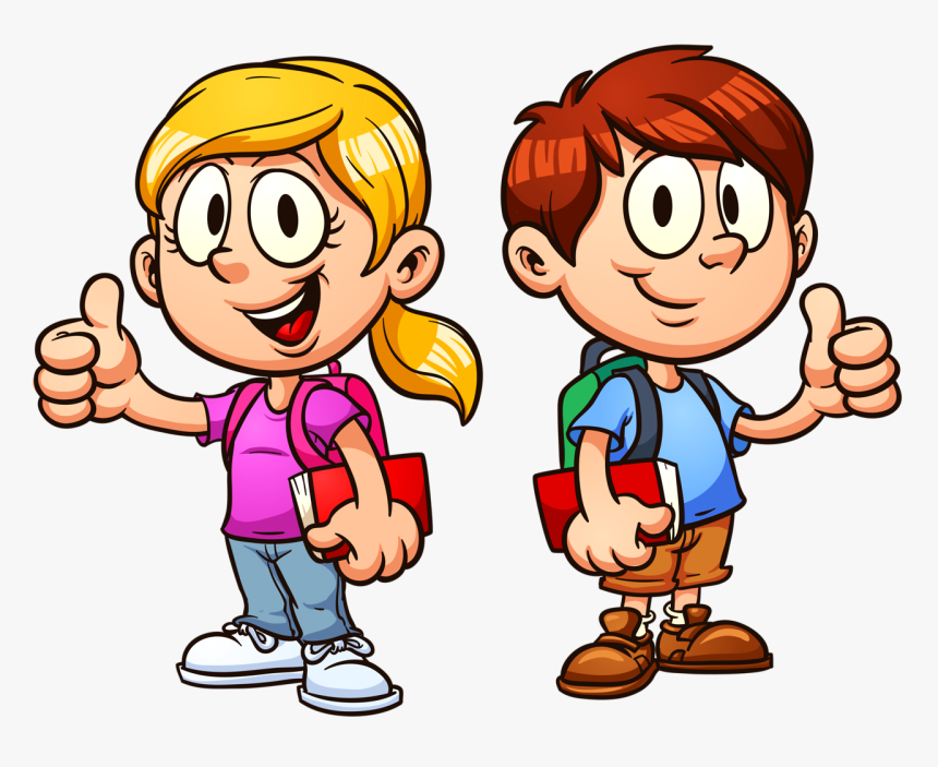 Transparent Sad Child Png - School Kids Cartoon, Png Download, Free Download