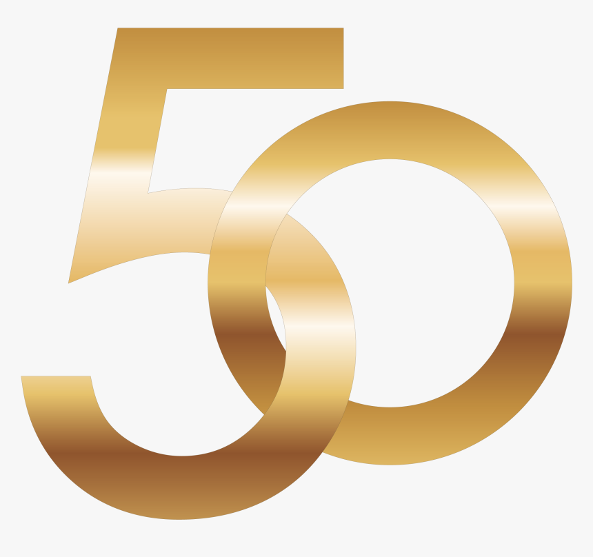 50 Number Png Image - Number 50 Gold Png, Transparent Png, Free Download