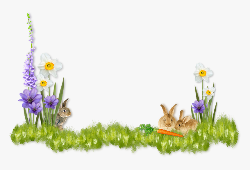 Transparent Easter Border Clipart Black And White - Transparent Easter Borders, HD Png Download, Free Download