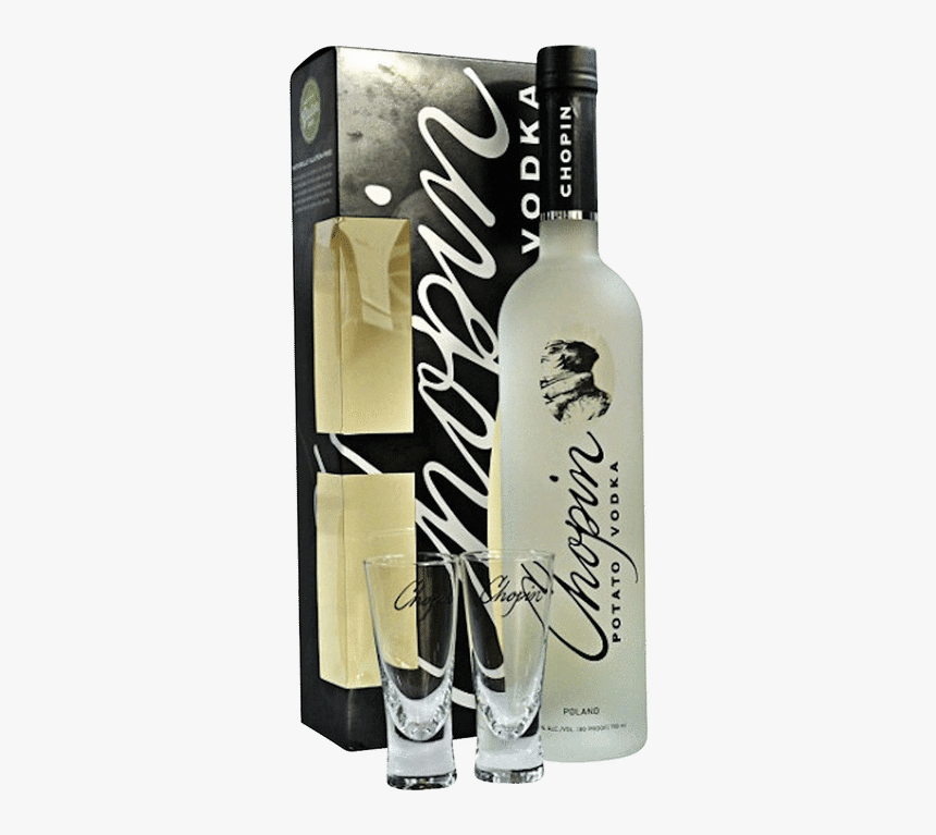 Chopin Vodka With Glass, HD Png Download, Free Download