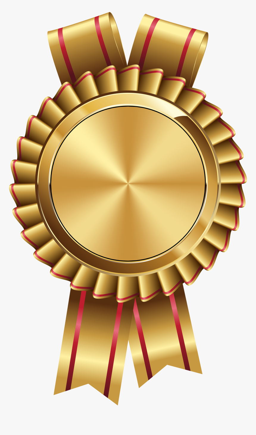 Golden Badge Transparent Background Png - Transparent Background Golden Badge, Png Download, Free Download