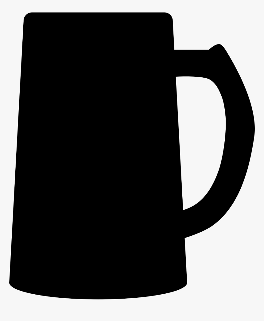 Beer Mug Silhouette Clip Arts - Silhouette Beer Mug Clipart, HD Png Download, Free Download