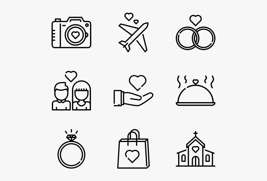 Wedding - Couple Icon Transparent Background, HD Png Download, Free Download