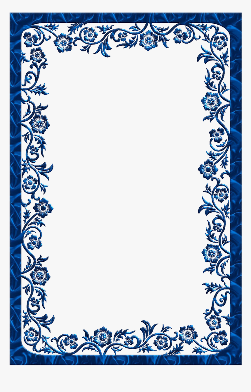 Royal Blue Border Design, HD Png Download, Free Download