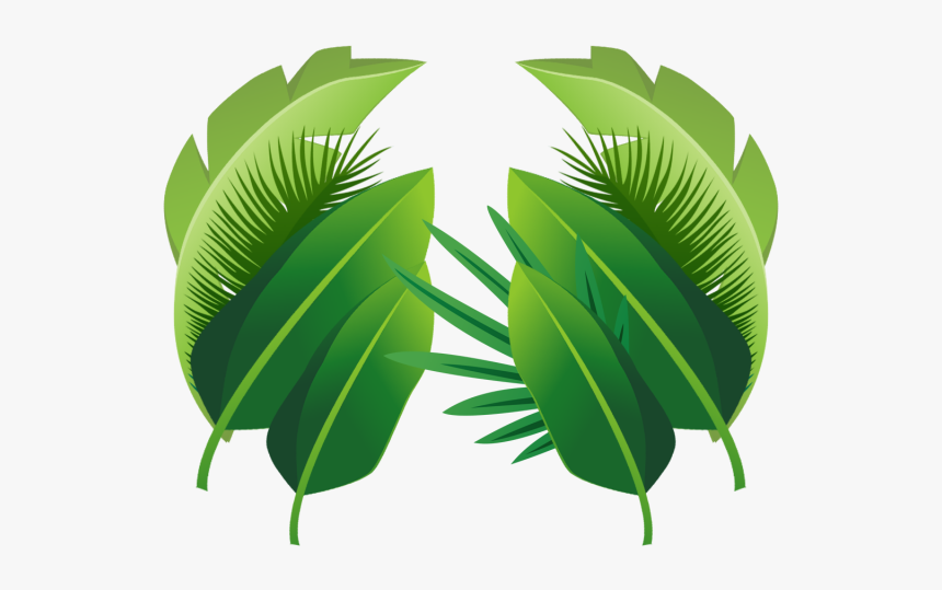 Clip Art Planta Tropical Folhas Arquivo - Transparent Background Leaves Transparent, HD Png Download, Free Download