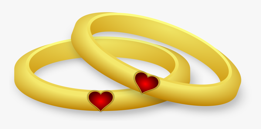 Heart Wedding Png - Heart Wedding Ring Png, Transparent Png, Free Download