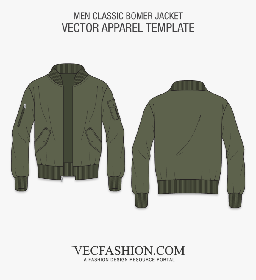 Download Bomber Jacket Template Png Vector Bomber Jacket Template Transparent Png Kindpng