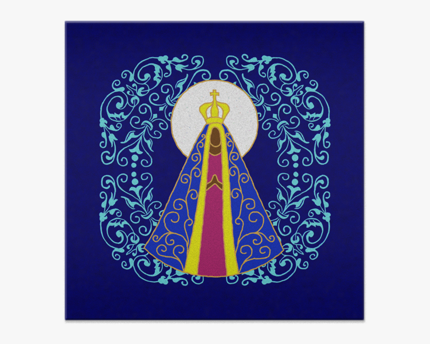 Azulejo Nossa Senhora Aparecida, Virgem Maria, Madonna - Caderno Nossa Senhora Aparecida, HD Png Download, Free Download
