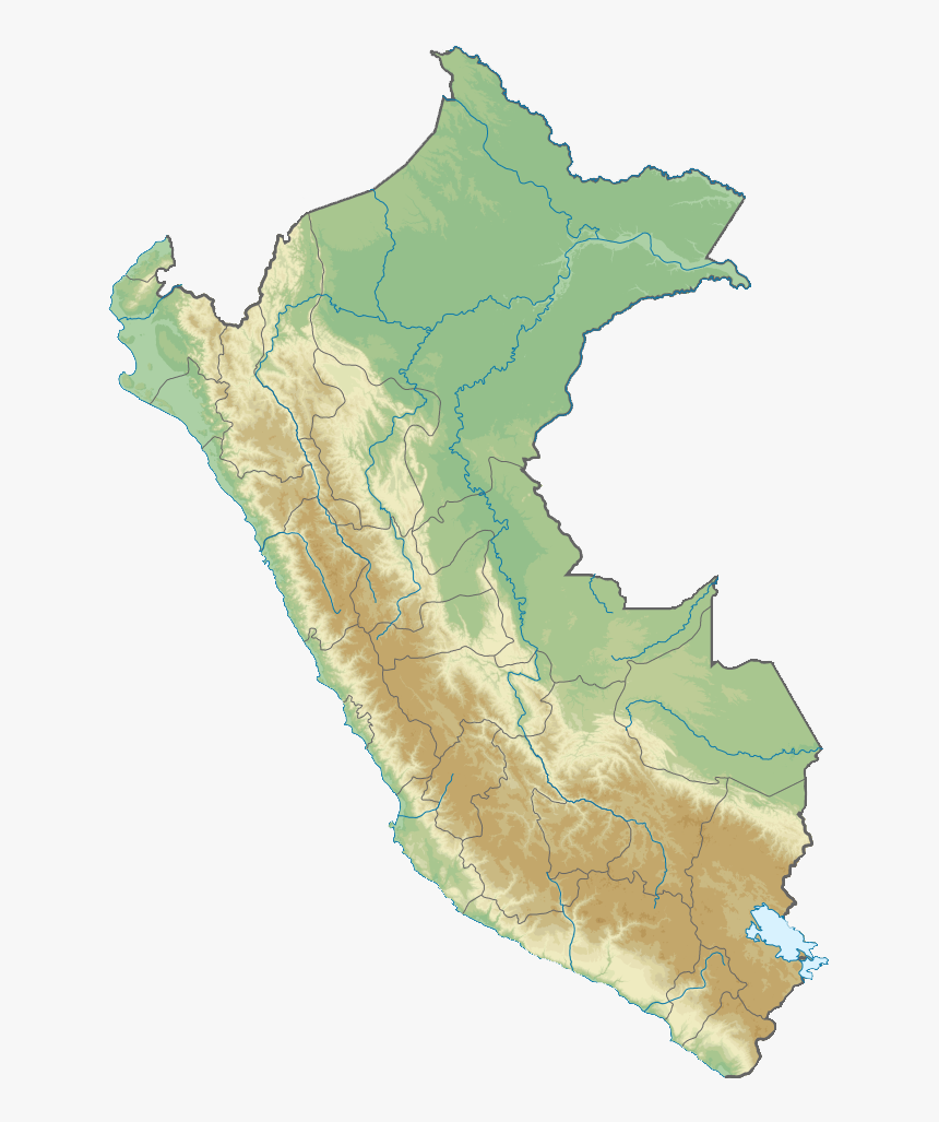 Mapa Fisico Peru Fondo Transparente - Peru Map Transparent, HD Png Download, Free Download