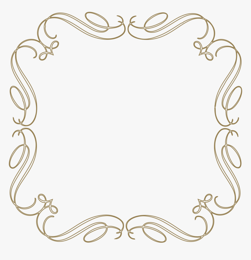 Antique Scroll Clip Art - Scroll Frame, HD Png Download, Free Download