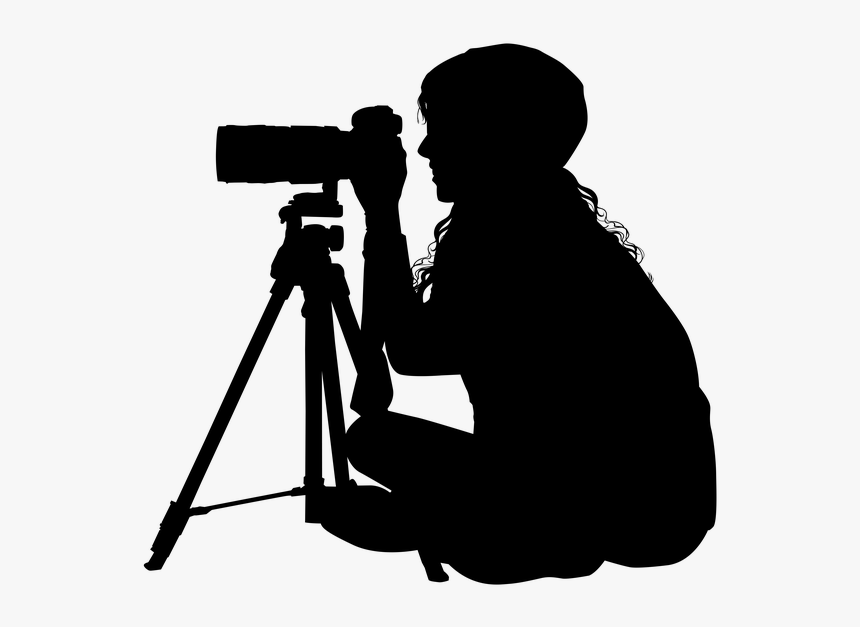 Filmmaking - Camera Woman Silhouette, HD Png Download, Free Download