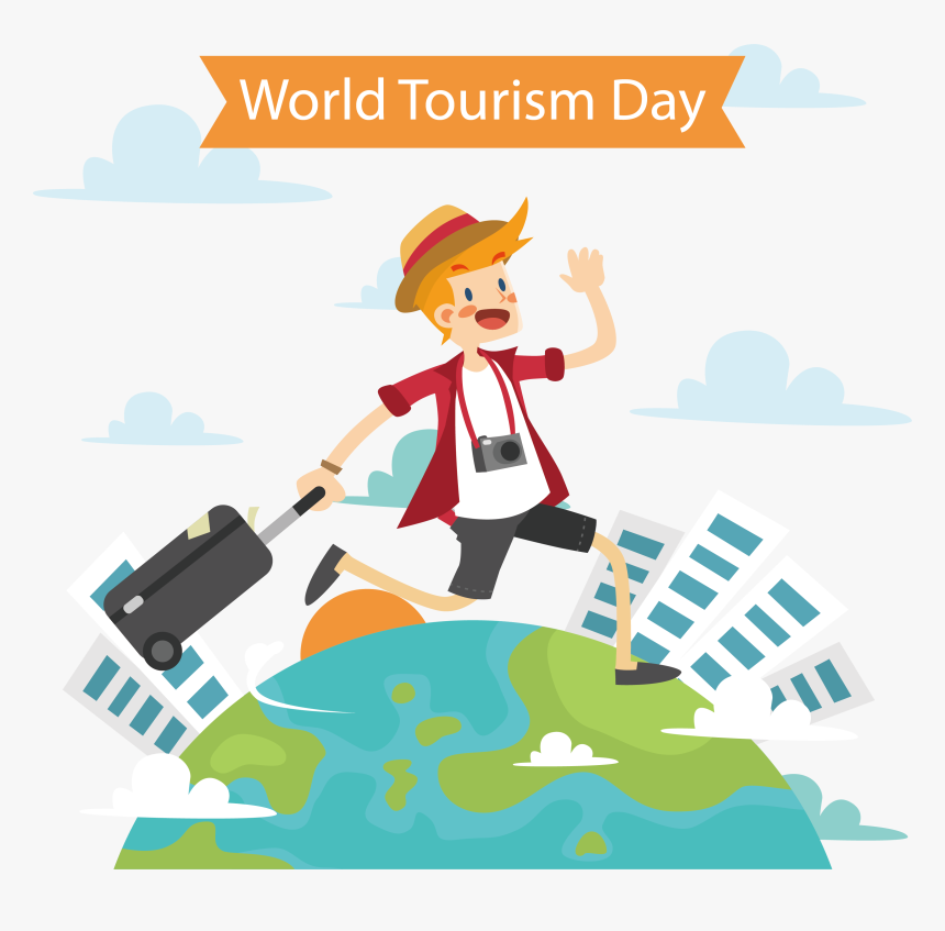 Travel Vector Traveller - Poster World Tourism Day, HD Png Download, Free Download