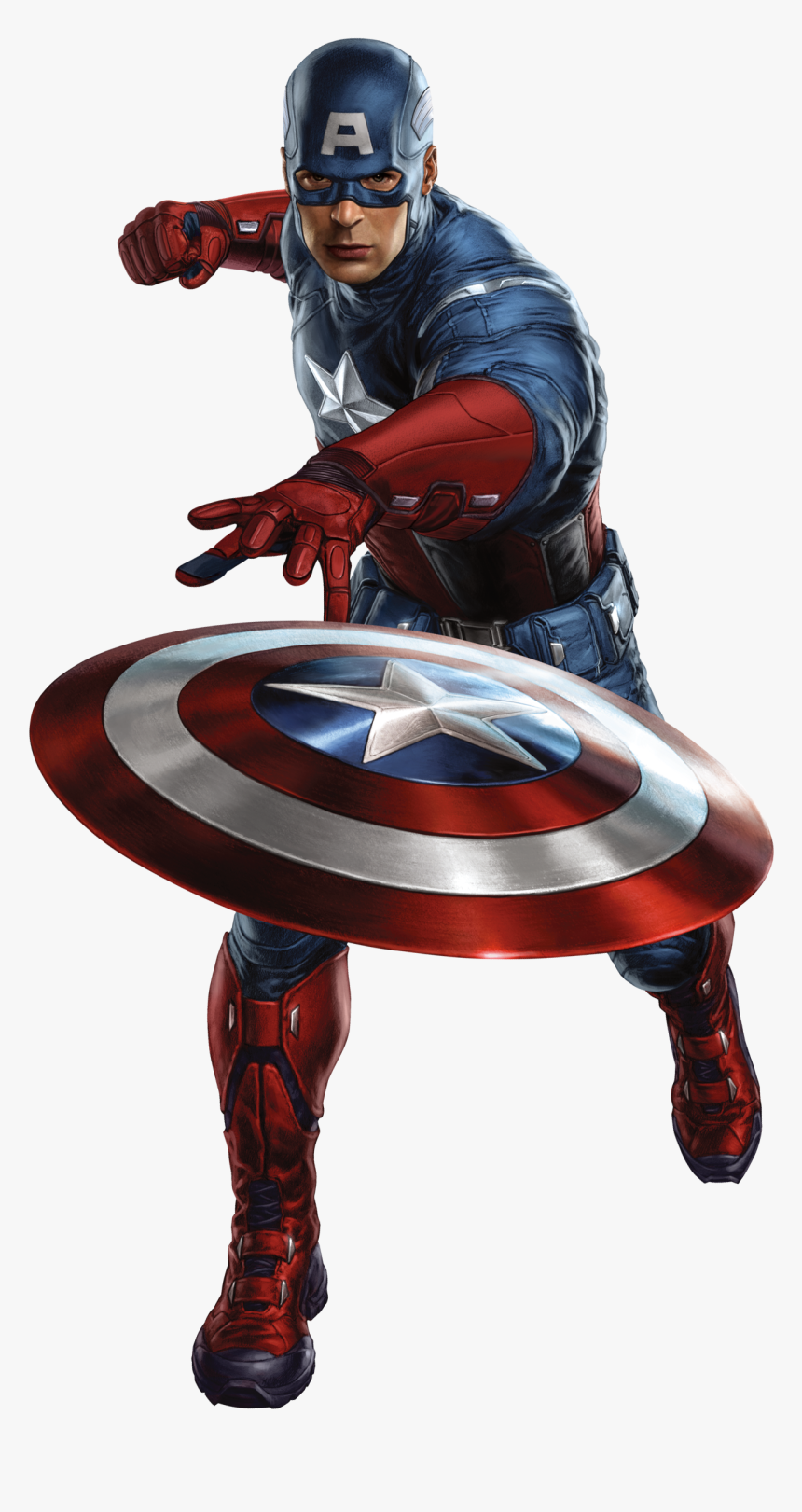 Captain America Free Png Image - Avengers Capitan America Png, Transparent Png, Free Download