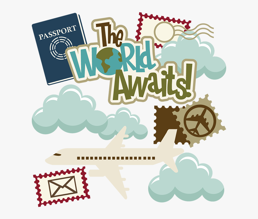 Transparent World Travel Png - Travel Scrapbook Stickers Png, Png Download, Free Download