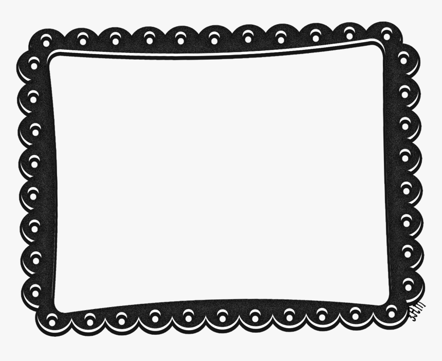 Transparent Square Clip Art - Frames Square Scallop Png, Png Download, Free Download