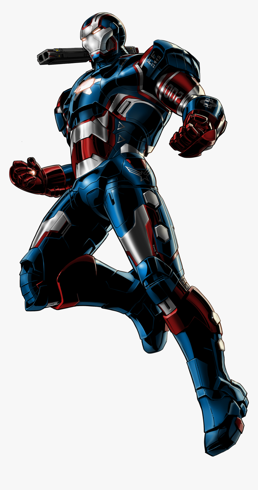 Black Iron Man Png , Png Download - Iron Patriot With Shield, Transparent Png, Free Download